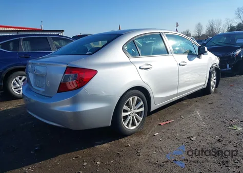 2012 Honda Civic Ex-L из США, поврежденный, VIN 19XFB2F92CE013866